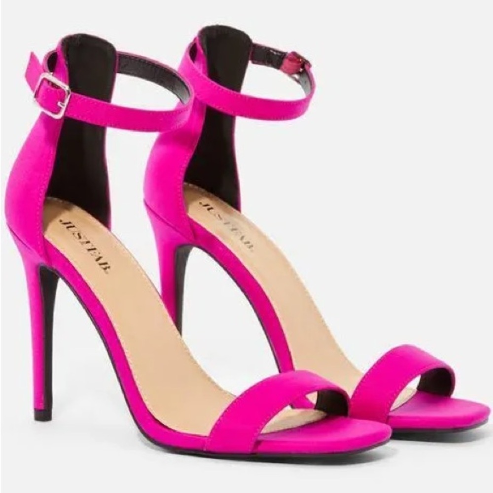 JustFab Dress Sandals – Gia (Berry), Size 6 – Good Condition - Picture 1 of 10